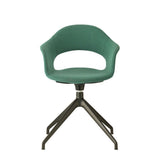 Scaun pivotant Lady B Pop cu bază tip stea – tapițat