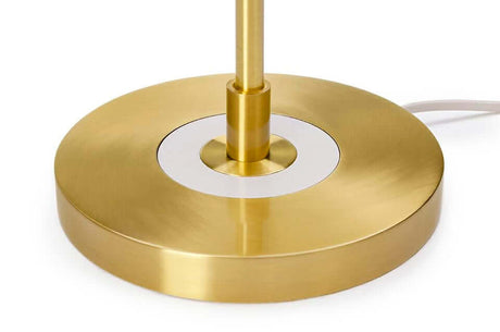 Lampă de birou Arte alb și auriu - aluminiu, sticlăMobCenter