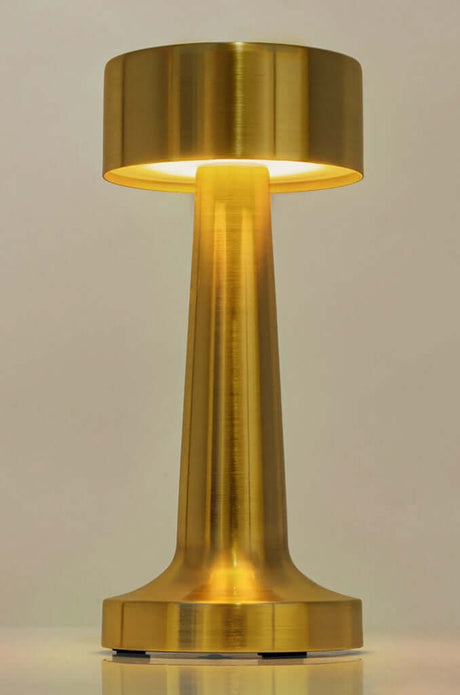 Lampă de birou Lee gold - baterie încorporată, LedMobCenter