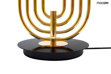 Lampă de masă Bottega aur / negruMobCenter