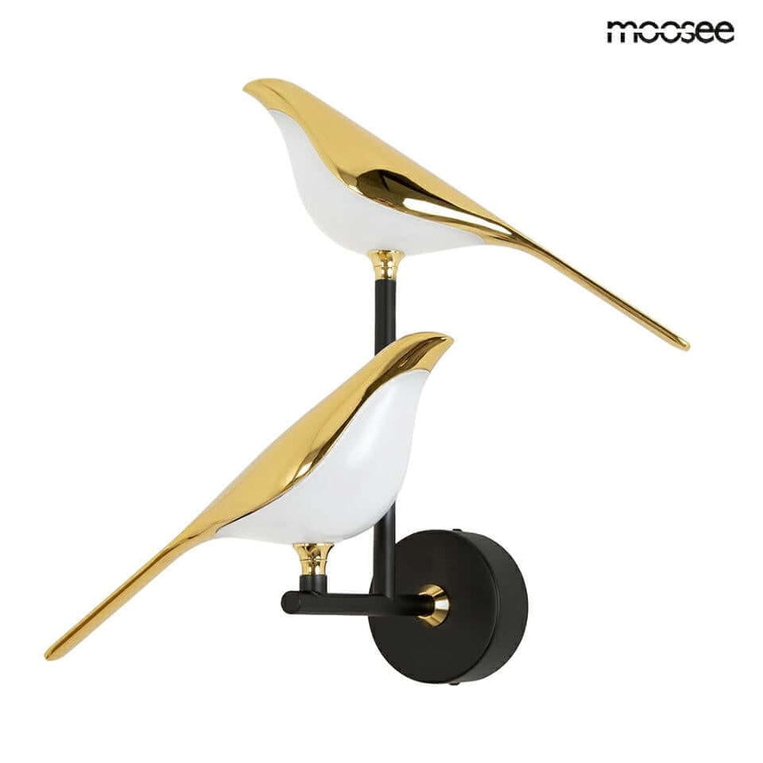 Lampă de perete Bird Twin aurieMobCenter