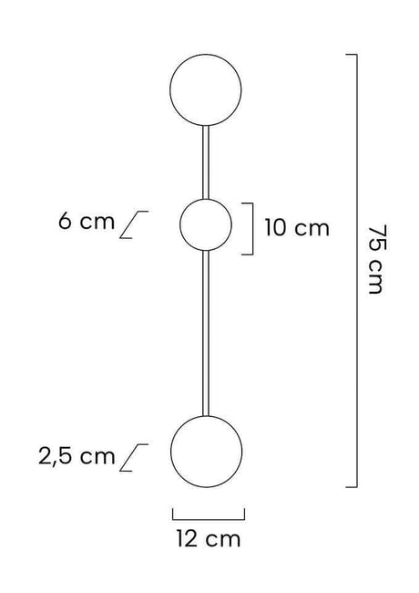 Lampă de perete Shadow 2 Close negruMobCenter