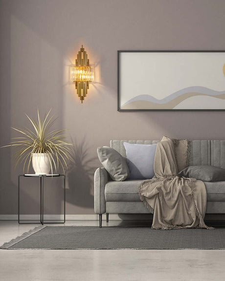 Lampă de perete Towers aurieMobCenter