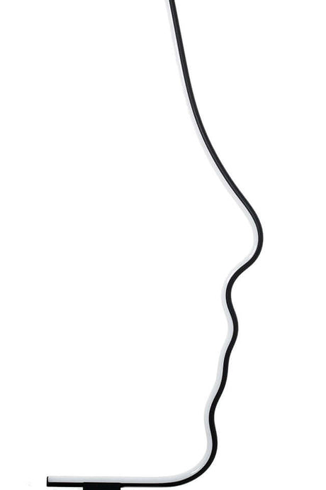 Lampă de podea Face Floor negruMobCenter