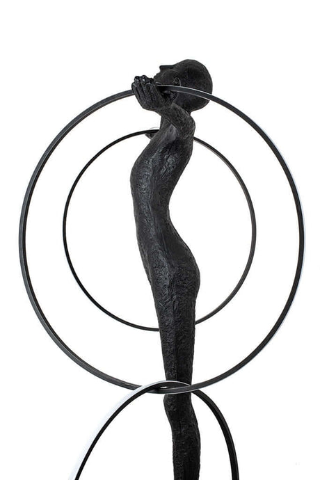 Lampă de podea Human Circulo fibră de sticlăMobCenter