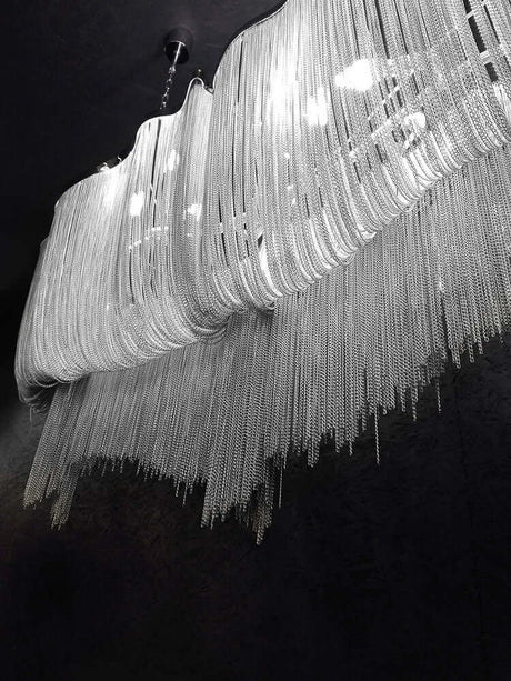 Lampă suspendată Atlanta Long - aluminiu, oțelMobCenter