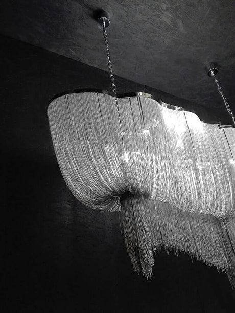 Lampă suspendată Atlanta Long - aluminiu, oțelMobCenter