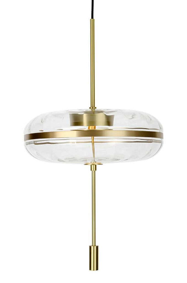 Lampă suspendată Chaplin 360 alamă - Led, sticlăMobCenter