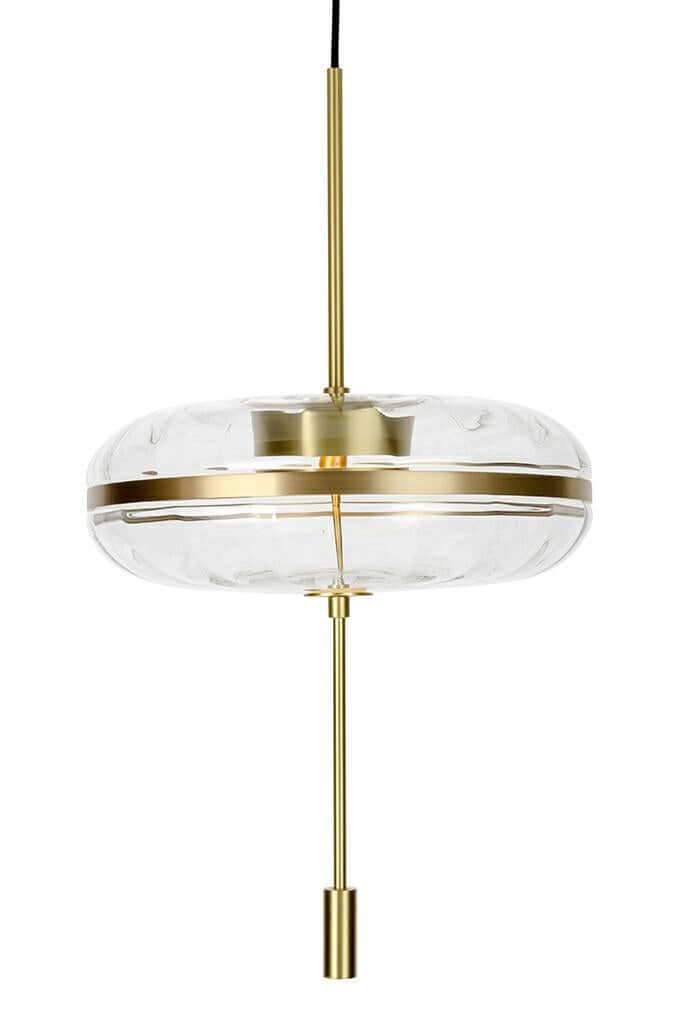 Lampă suspendată Chaplin 360 alamă - Led, sticlăMobCenter