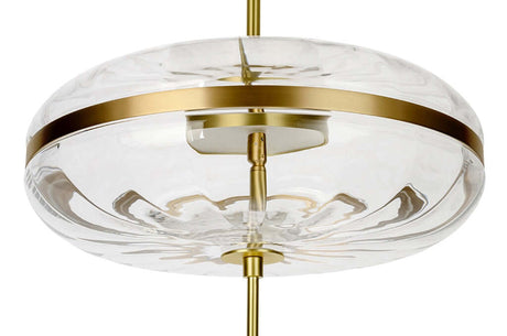 Lampă suspendată Chaplin 360 alamă - Led, sticlăMobCenter