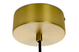 Lampă suspendată Chaplin 360 alamă - Led, sticlăMobCenter