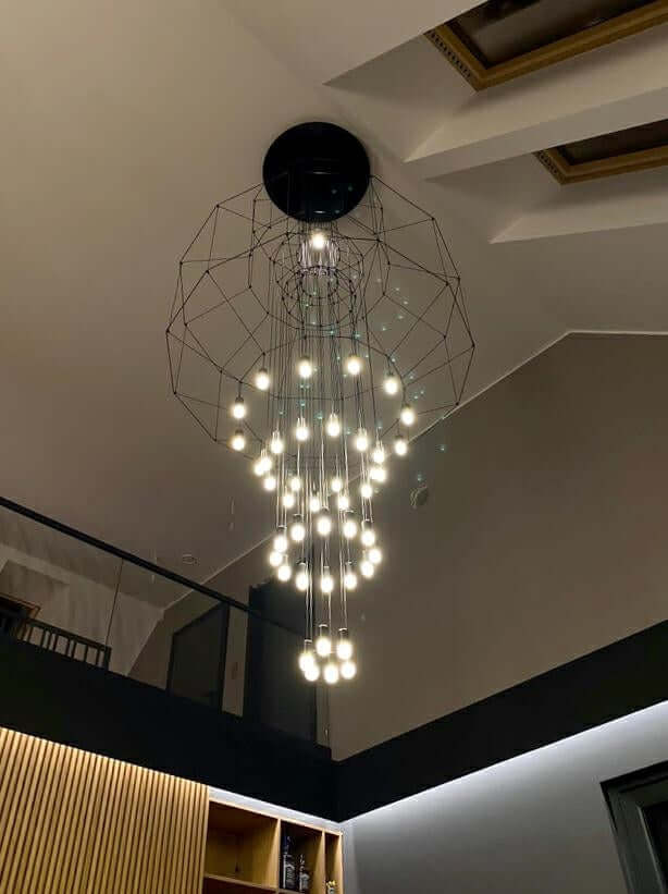 Lampă suspendată Flusso 43 Grande negruMobCenter