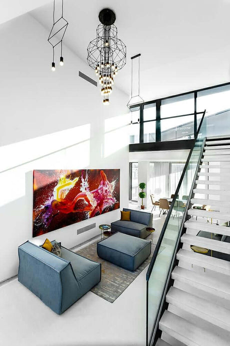 Lampă suspendată Flusso 43 negruMobCenter