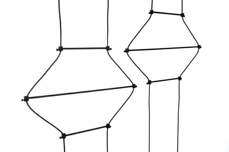 Lampă suspendată Flusso Line 4 negruMobCenter