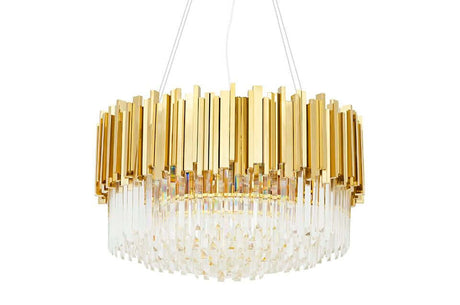 Lampă suspendată Imperial Gold 60 - oțel, cristalMobCenter