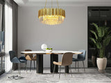Lampă suspendată Imperial Gold 60 - oțel, cristalMobCenter