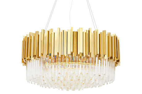 Lampă suspendată Imperial Gold 80 - oțel, cristalMobCenter