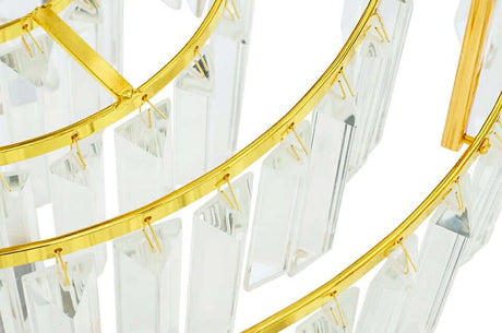 Lampă suspendată Imperial Gold 80 - oțel, cristalMobCenter