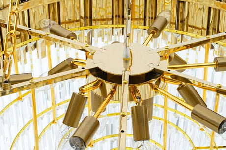 Lampă suspendată Imperial Gold 80 - oțel, cristalMobCenter