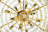 Lampă suspendată Imperial Gold 80 - oțel, cristalMobCenter