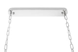 Lampă suspendată Imperial Long Silver 90 - oțel, cristalMobCenter