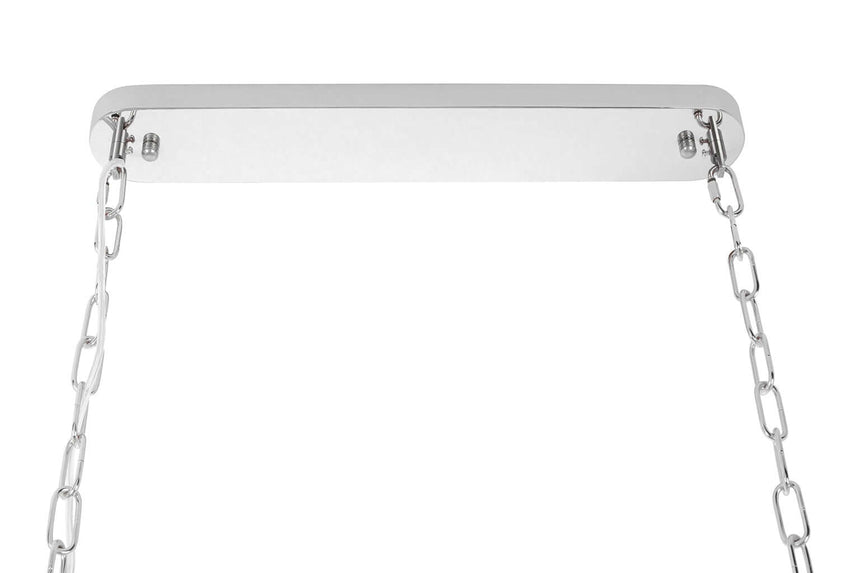 Lampă suspendată Imperial Long Silver 90 - oțel, cristalMobCenter
