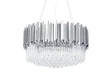 Lampă suspendată Imperial Silver 60 - oțel, cristalMobCenter
