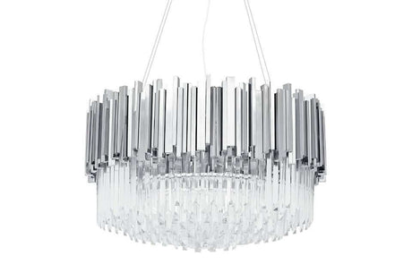 Lampă suspendată Imperial Silver 60 - oțel, cristalMobCenter