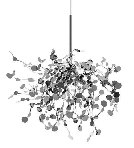 Lampă suspendată Monete Single crom - metalMobCenter