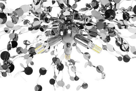 Lampă suspendată Monete Single crom - metalMobCenter