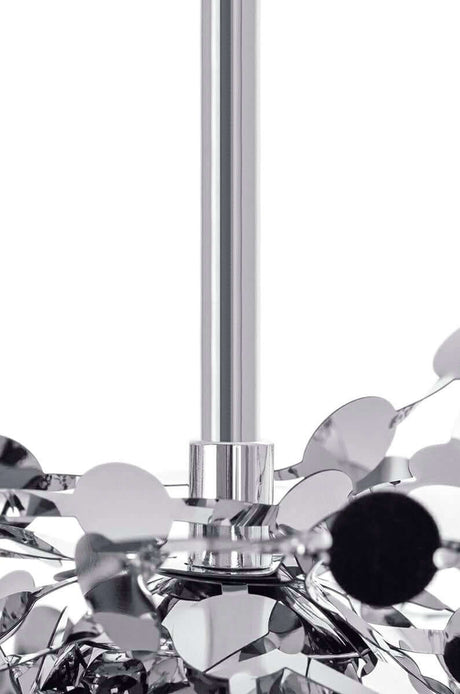 Lampă suspendată Monete crom - metalMobCenter