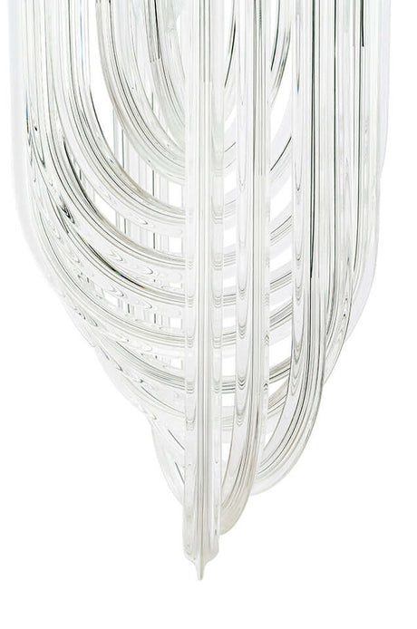 Lampă suspendată Murano L crom - sticlă, metalMobCenter