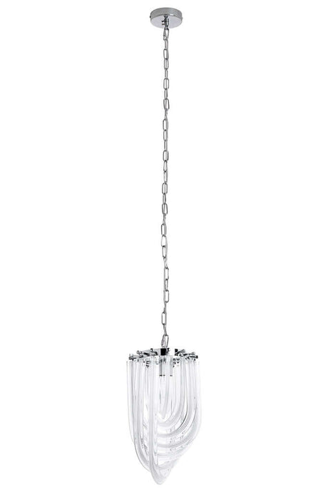 Lampă suspendată Murano S crom - sticlă, metalMobCenter