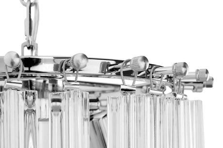 Lampă suspendată Murano S crom - sticlă, metalMobCenter