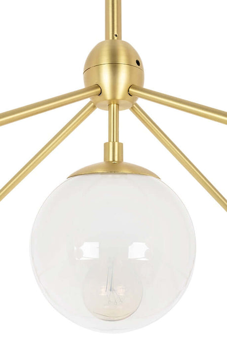 Lampă suspendată Planetario 15 Gold aur - abajururi matMobCenter