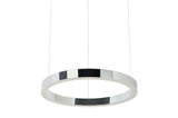 Lampă suspendată Ring 40 argint - Led, oțel lustruitMobCenter