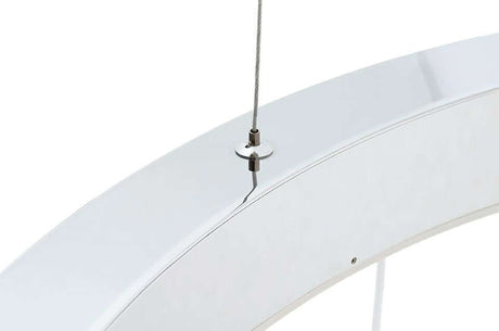 Lampă suspendată Ring 60 argint - Led, oțel lustruitMobCenter