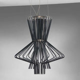 Lampă suspendată Straw gri - oțel carbonMobCenter