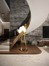 Lampadar premium Human, culoare aurieMobCenter