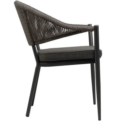 Lion scaun de terasa pentru exterior, culoare griMobCenter