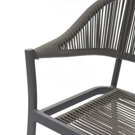 Lion scaun de terasa pentru exterior, culoare griMobCenter