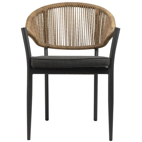 Lion scaun de terasa pentru exterior, culoare naturalMobCenter