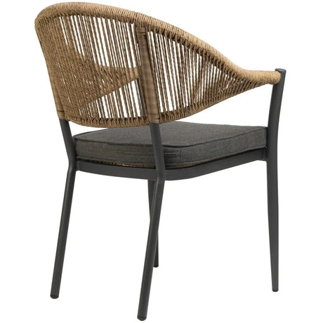 Lion scaun de terasa pentru exterior, culoare naturalMobCenter