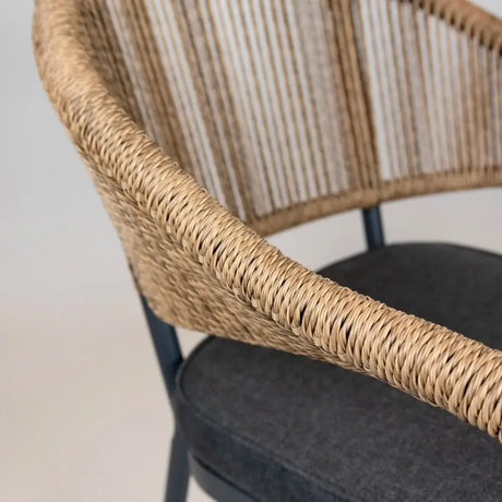 Lion scaun de terasa pentru exterior, culoare naturalMobCenter