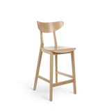 Scaun de bar Paged Lof H-4230 - lemn masiv, 68 cm