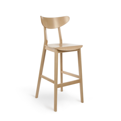 Scaun de bar Paged Lof H-4230 - cadru masiv, 78 cm
