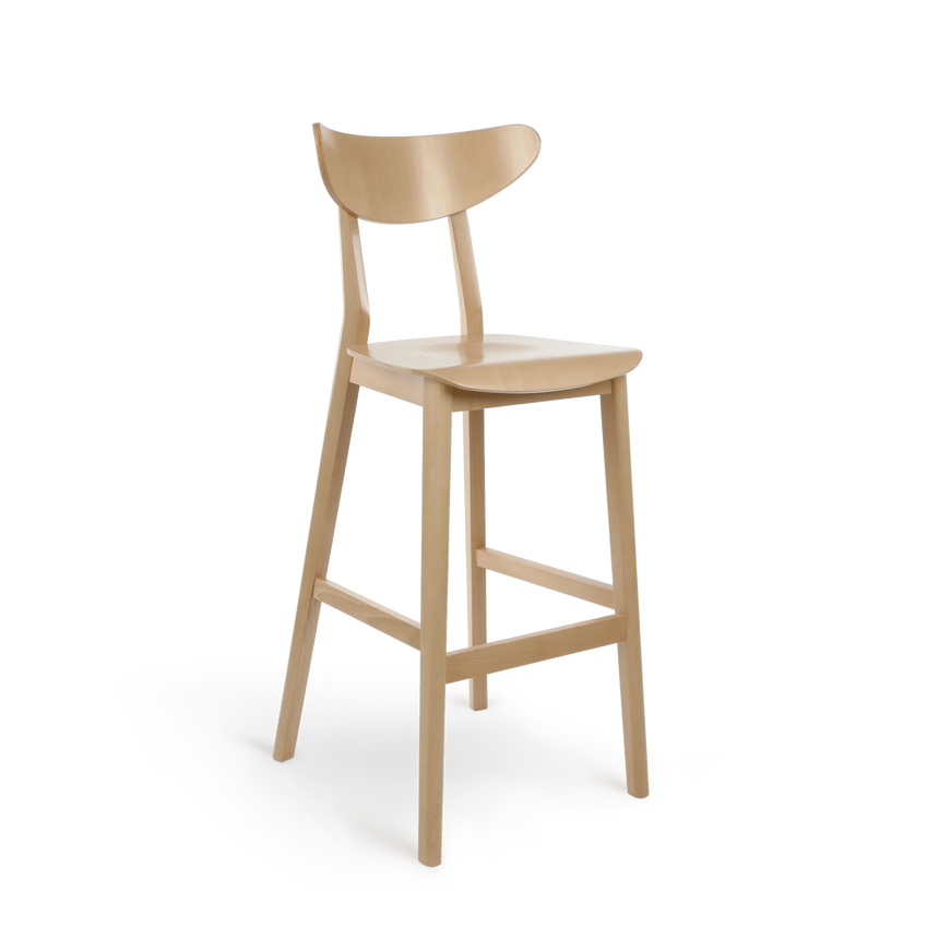 Scaun de bar Paged Lof H-4230 - cadru masiv, 78 cm