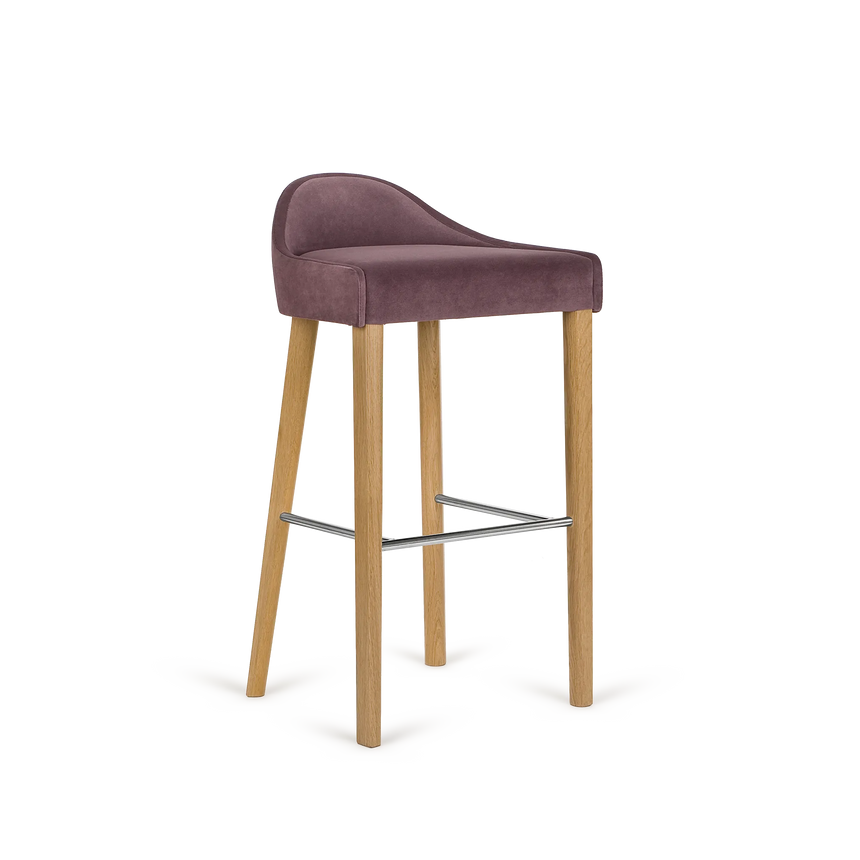 Scaun de bar Paged Lubi H-5005 complet tapițat, 76 cm