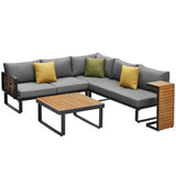 Magic Lounge - set mobilier de gradina si terasa, pentru 5 persoaneMobCenter
