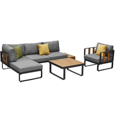 Magic Lounge - set mobilier de gradina si terasa, pentru 5 persoaneMobCenter